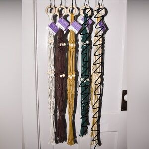 Macrame Plant Hangers w/ Beads